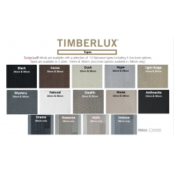 50mm Cinder Timberlux Wood Blinds 